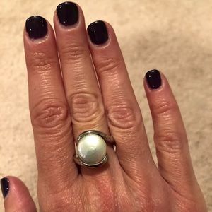 Honora Coin Cultured Freshwater Pearl Ring